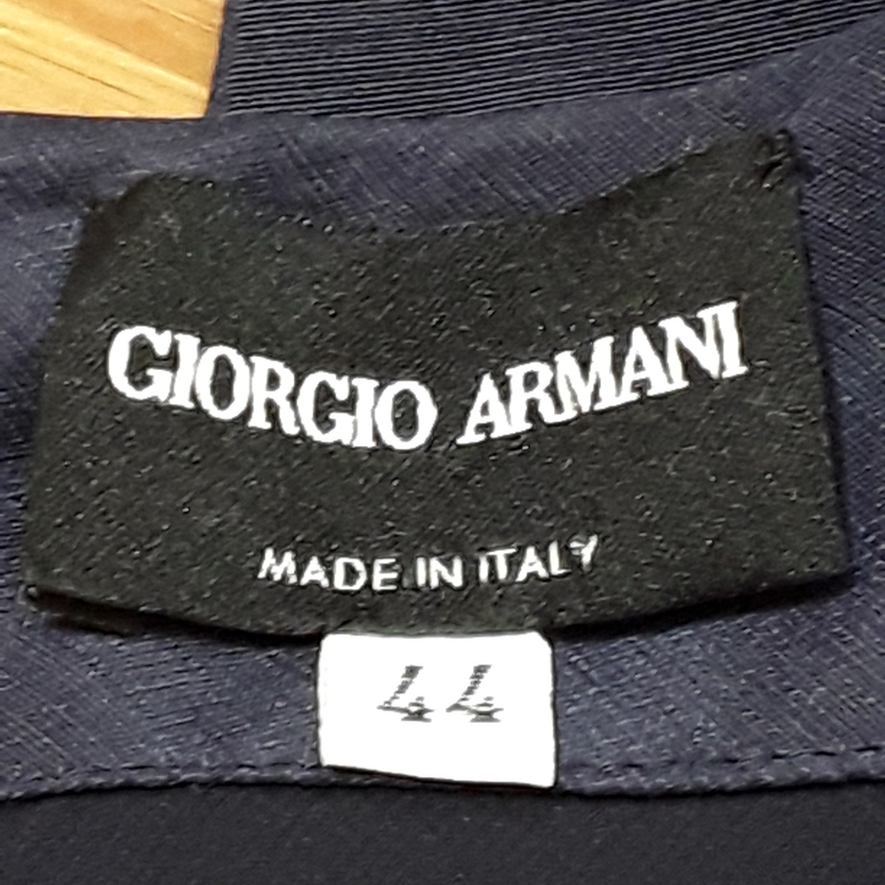 Giorgio Armani empire waist sleeveless dress size 44 US size 8 - Picture 3 of 12
